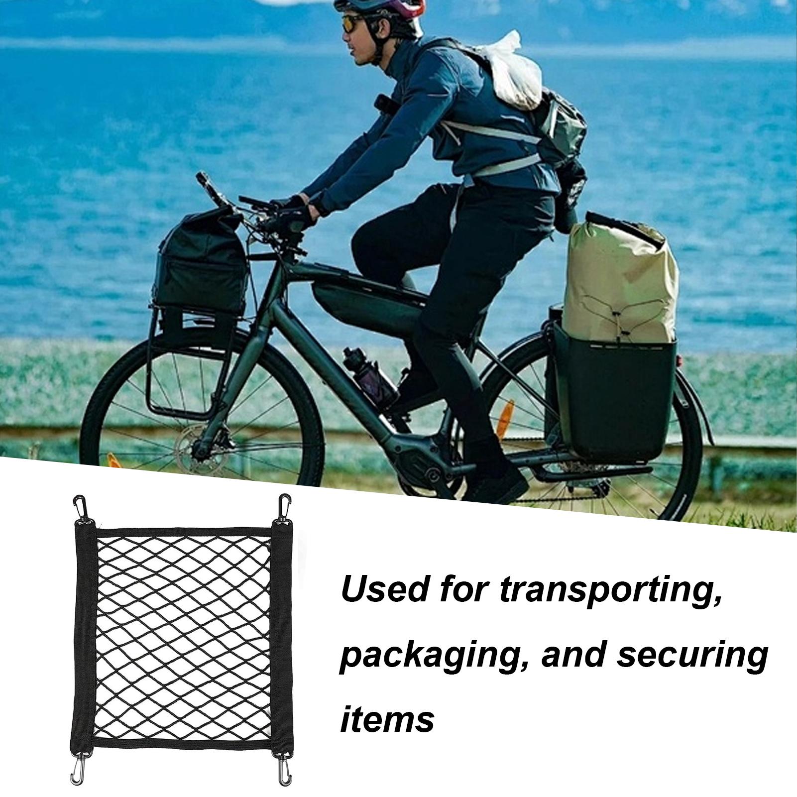 Equestrian Helmet - Bike Cargo Net Adjustable Compact Thicken