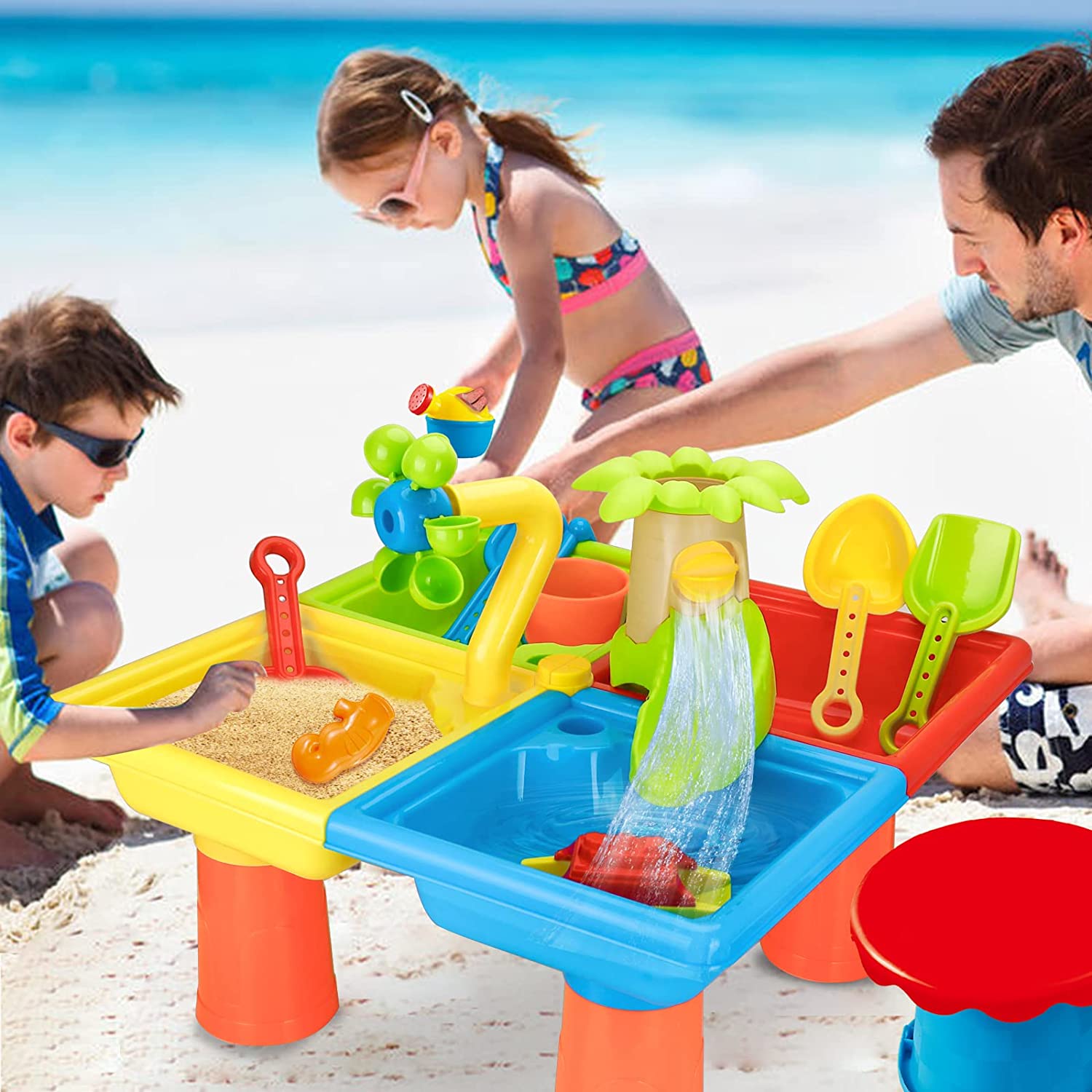Outdoor Sport Games For Kids - Beach Table Sand Play Toys Children