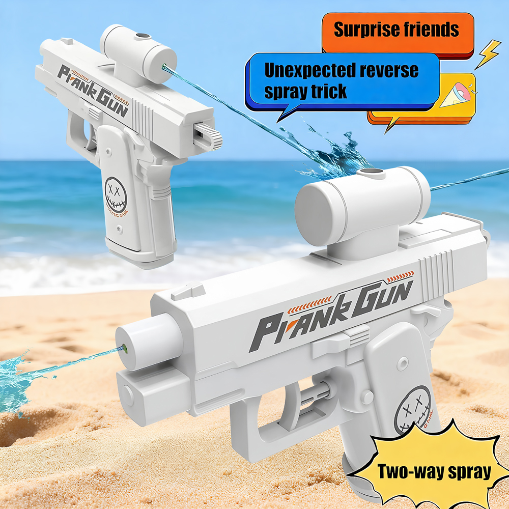 Outdoor Sport Games For Kids - 2-Way Water Gun Prank Water Blaster