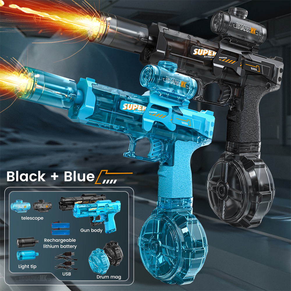 Outdoor Sport Games For Kids - Electric Water Gun Children Simulated Flame
