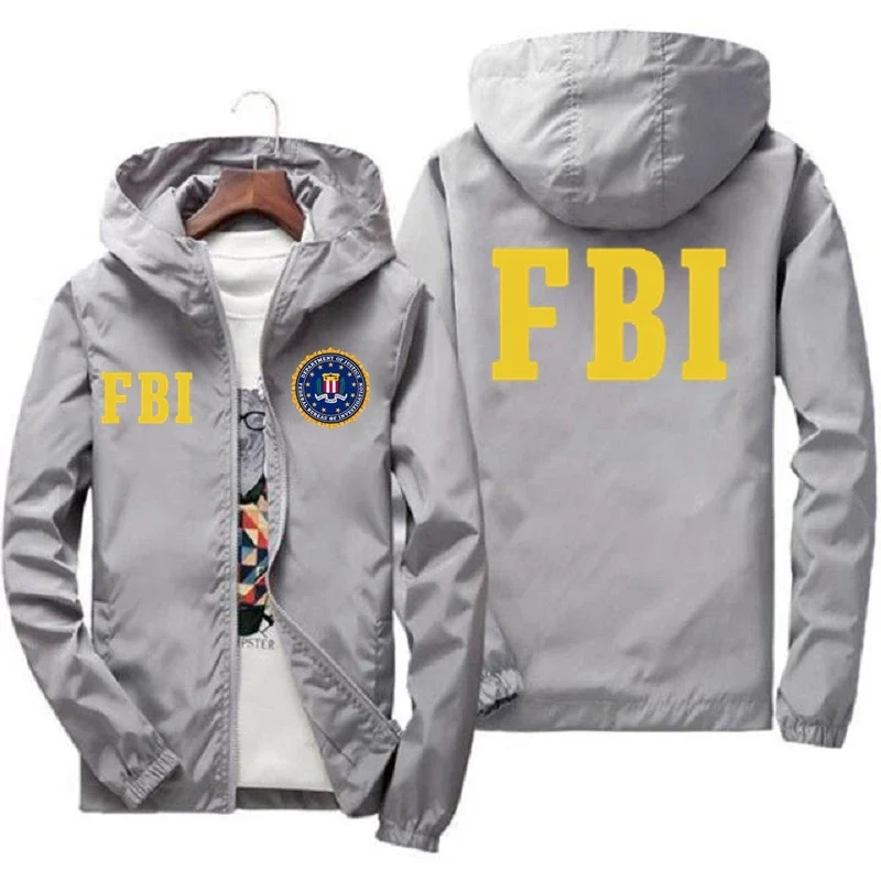 New Men's FBI Printed Outdoor  - Outdoor Sport Brand Jacket ulasan dan harga