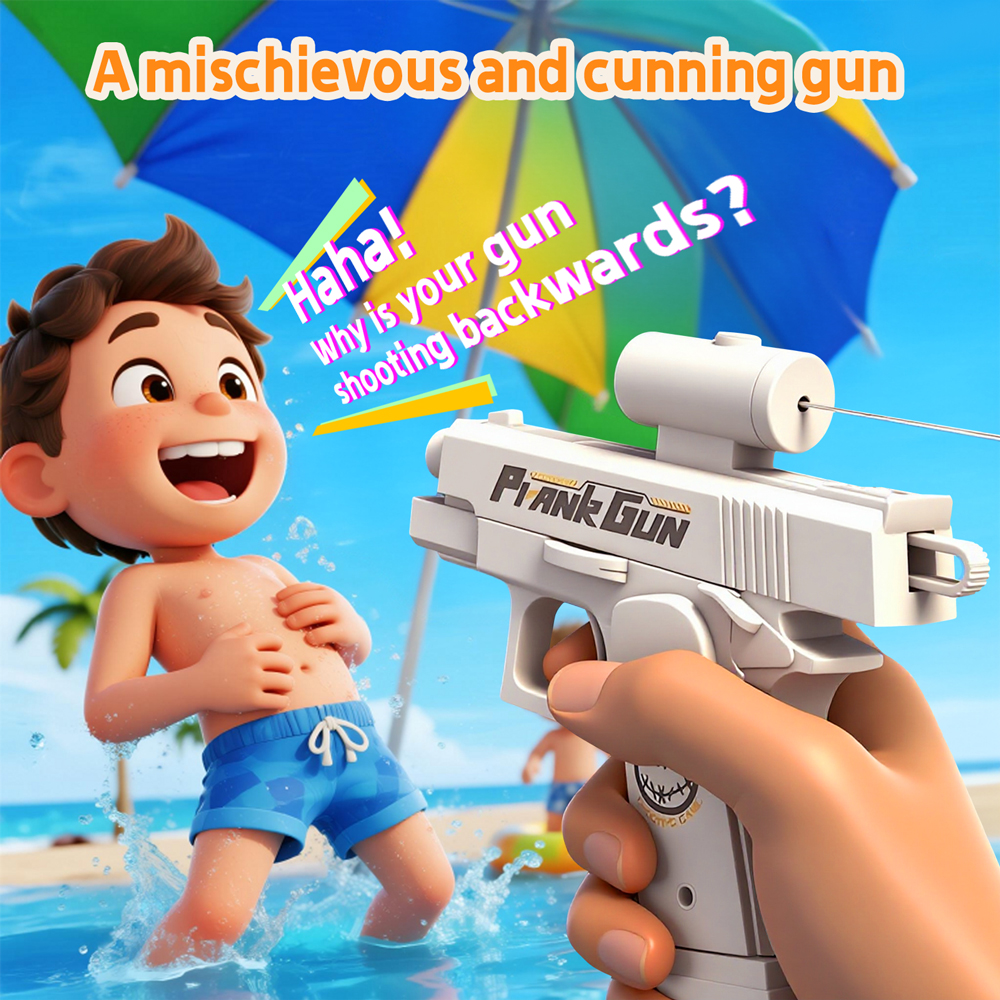 Summer Two-Way Water Gun Prank - Outdoor Sport Games For Kids ulasan dan harga