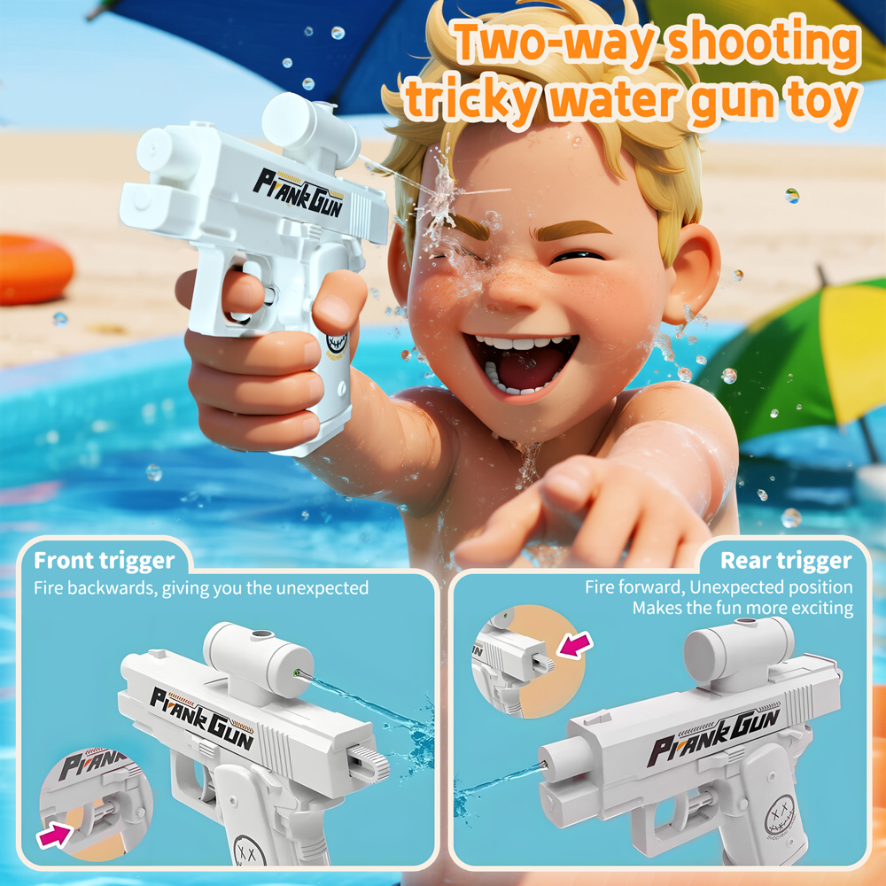 Summer Two-Way Water Gun Prank - Outdoor Sport Games For Kids ulasan dan harga