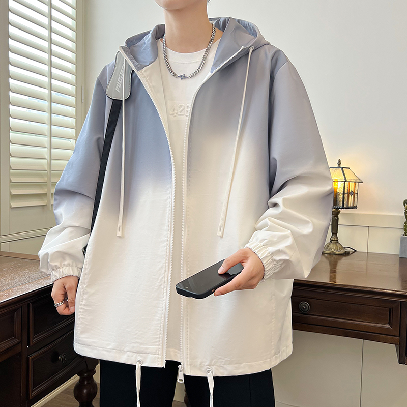 Gradient Color Men's Spring Au - Outdoor Sport Brand Jacket ulasan dan harga