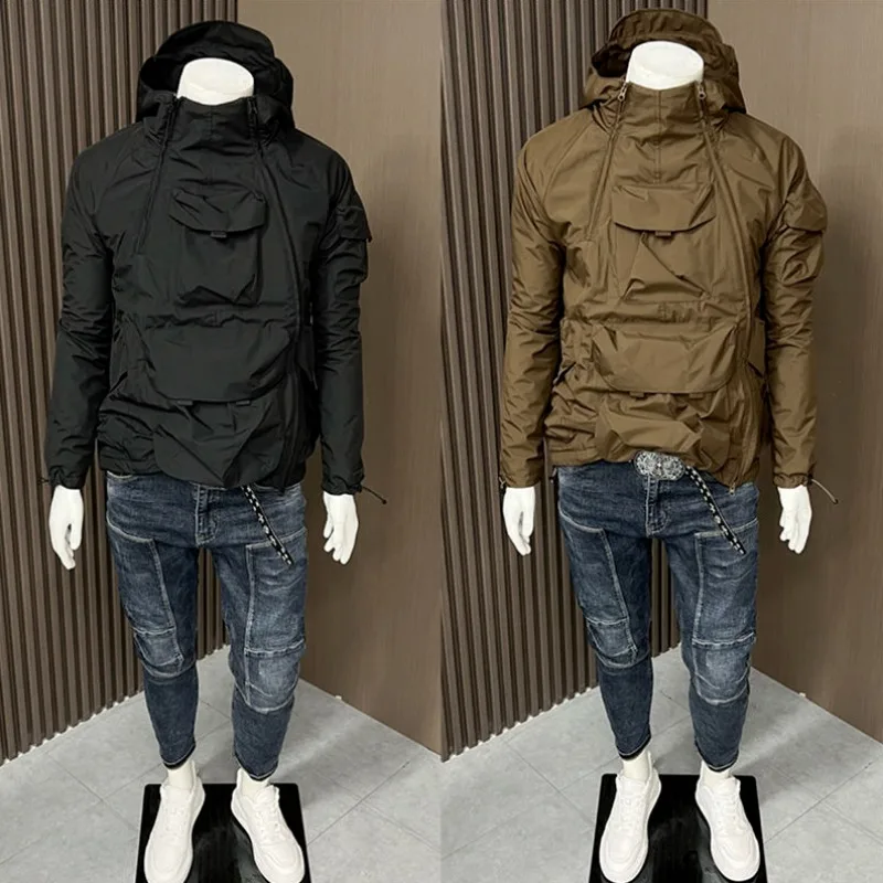 Luxury Brand Double Zipper Hoo - Outdoor Sport Brand Jacket ulasan dan harga