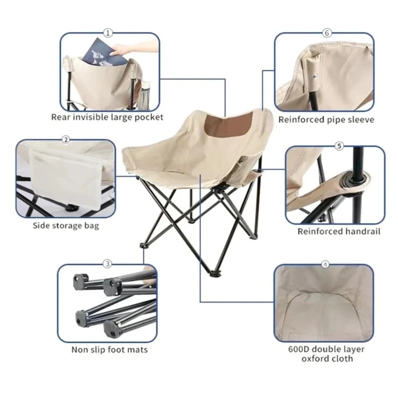 Foldable Oxford Cloth Outdoor  - Outdoor Sport Chairs ulasan dan harga