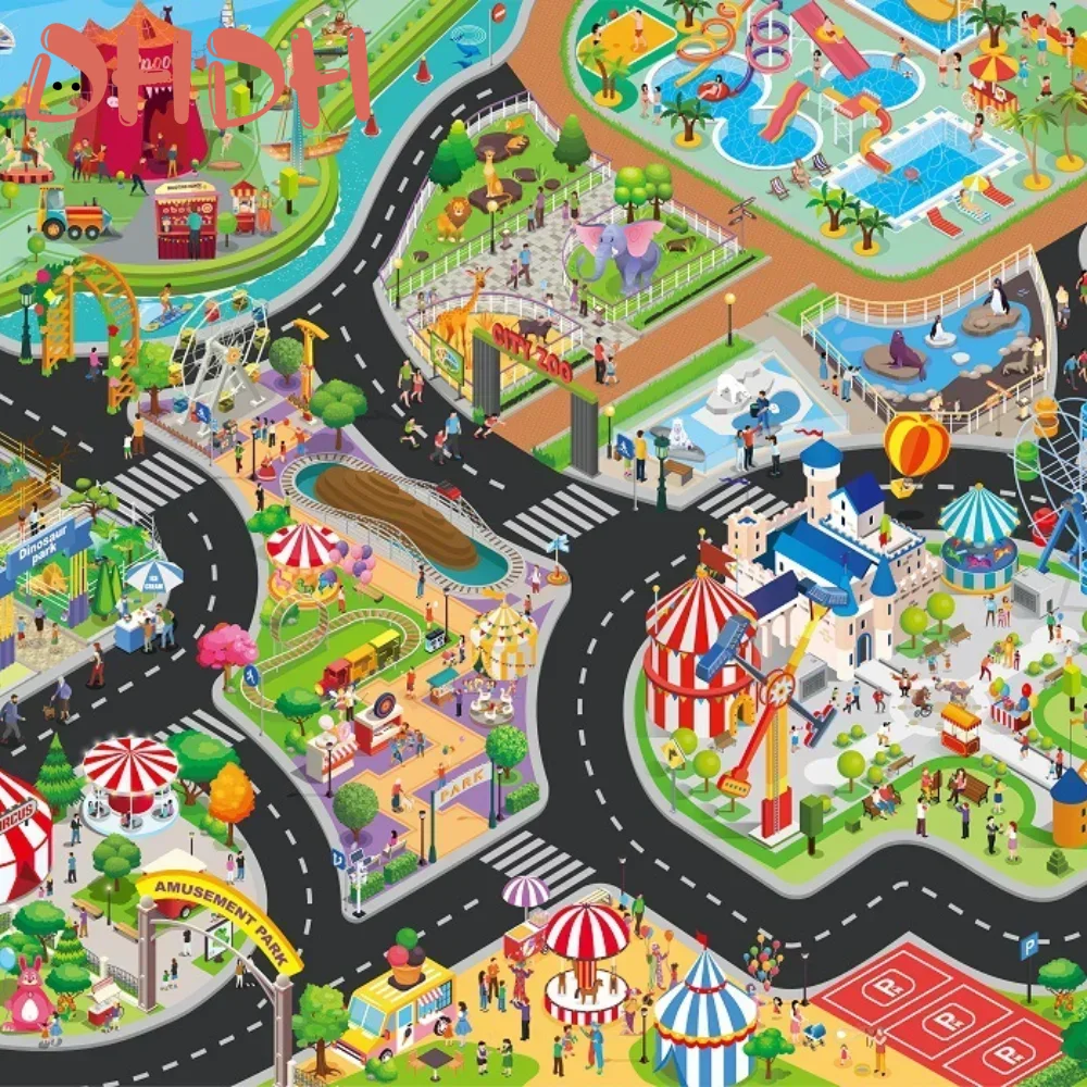 Baby Play Mat Crawling Mat Far - Outdoor Sport Flooring ulasan dan harga