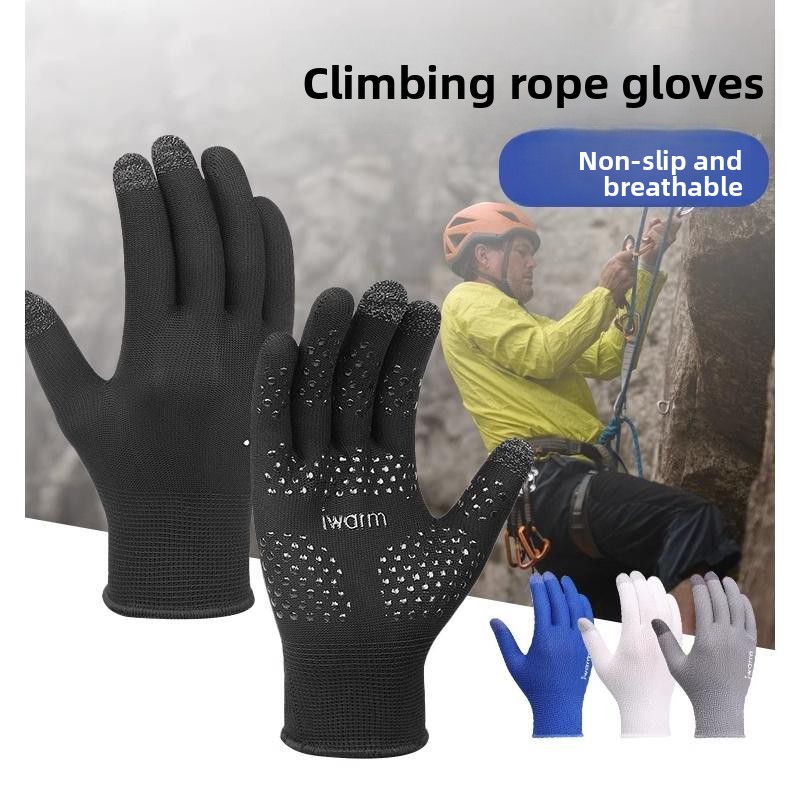 Durable Climbing Rope Gloves T - Outdoor Sport Climbing Gear ulasan dan harga