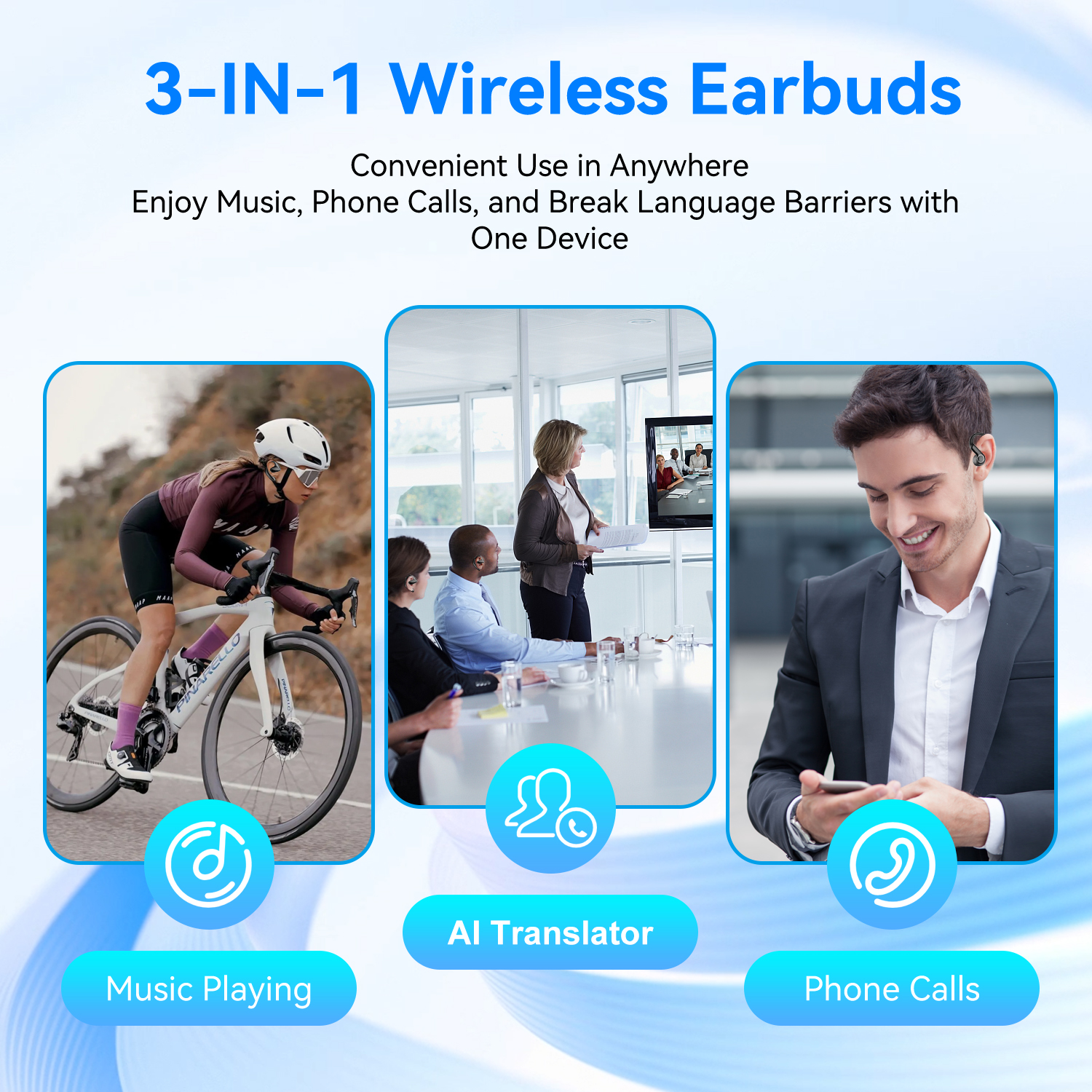 Ai Translator Earbud Device Re - Outdoor Sport Games ulasan dan harga