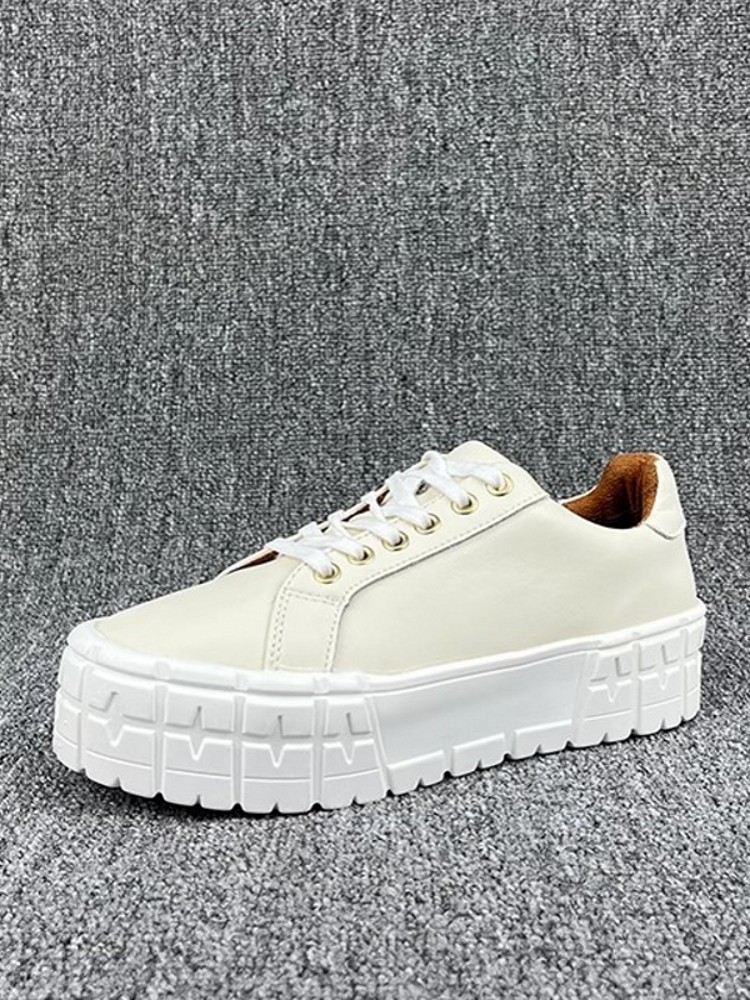 Women Thick Platform Low Cut O - Outdoor Sport Flooring ulasan dan harga