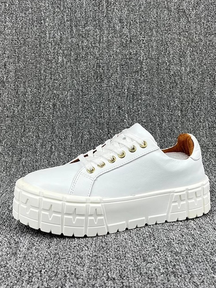 Women Thick Platform Low Cut O - Outdoor Sport Flooring ulasan dan harga