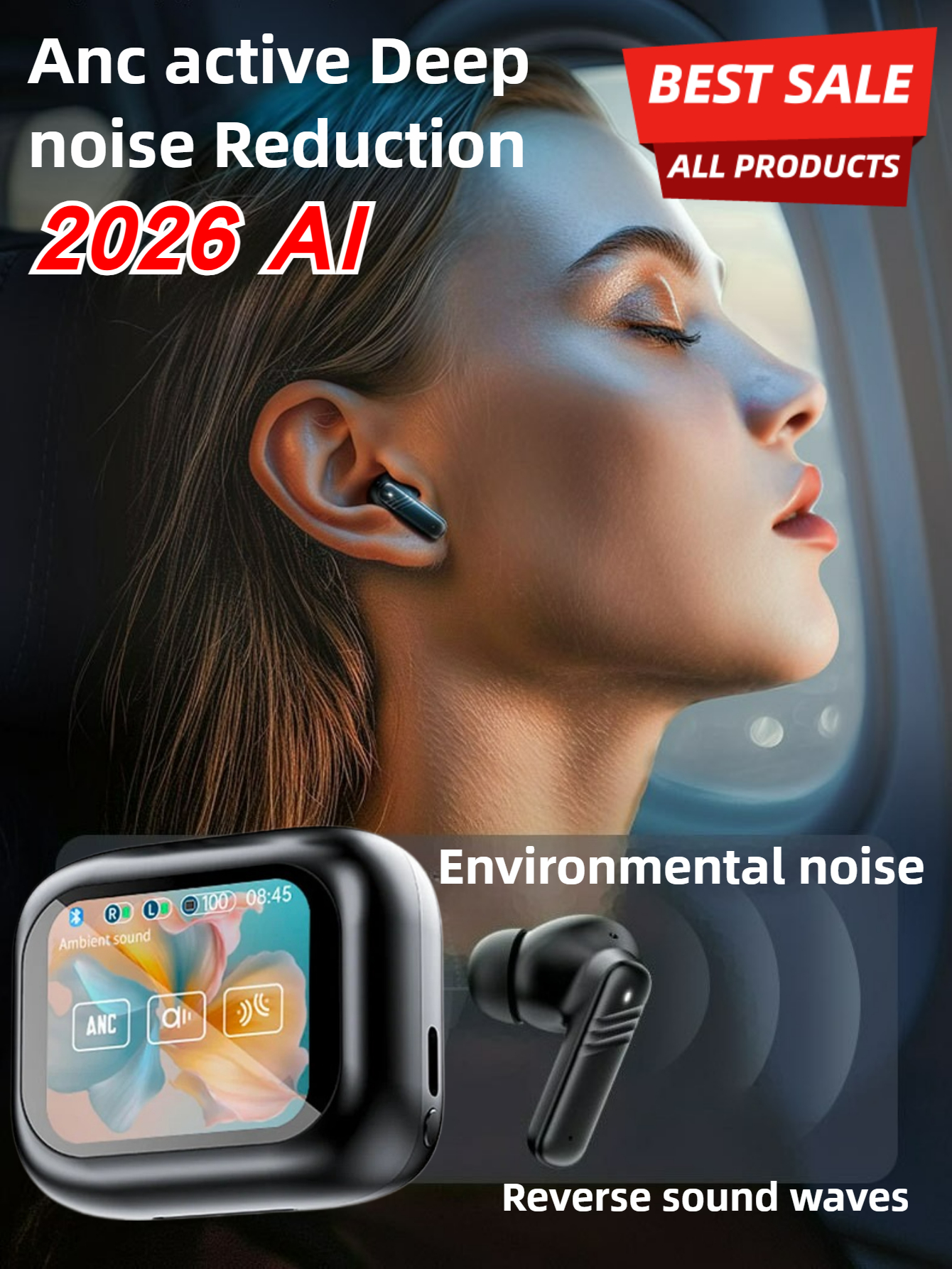 2026 NEW Professional ANC Earb - Outdoor Sport Games ulasan dan harga