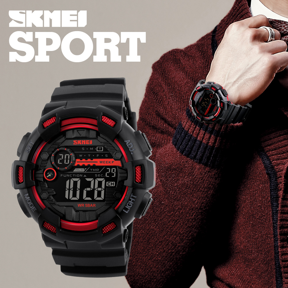 SKMEI Sports Electronic Wristw - Outdoor Sports List ulasan dan harga