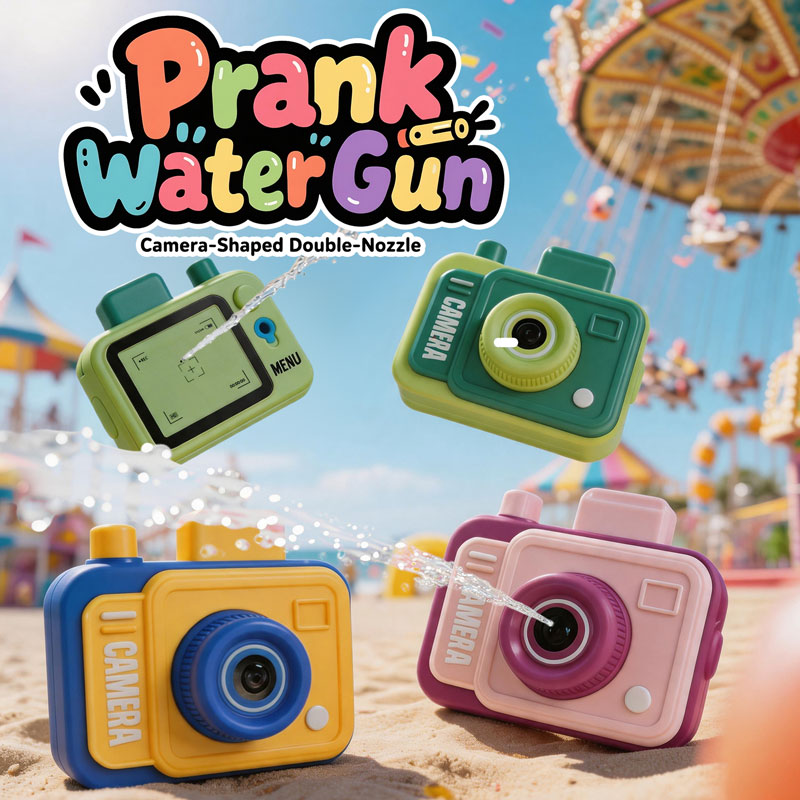 Double-sided Water Gun Camera  - Outdoor Sport Games For Kids ulasan dan harga