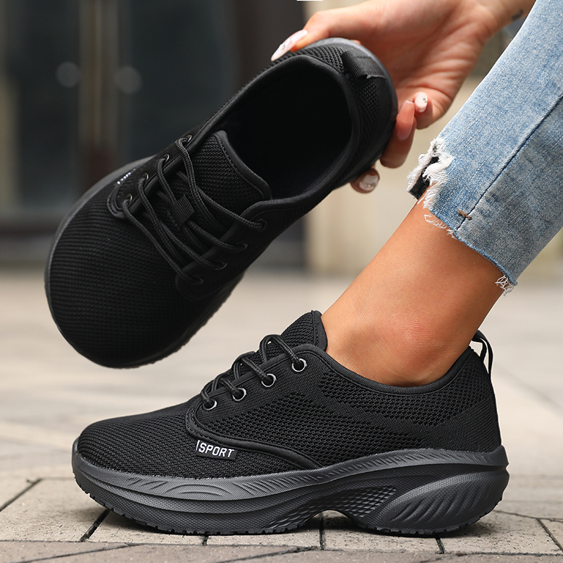 Platform Women Running Shoes B - Outdoor Sport Flooring ulasan dan harga