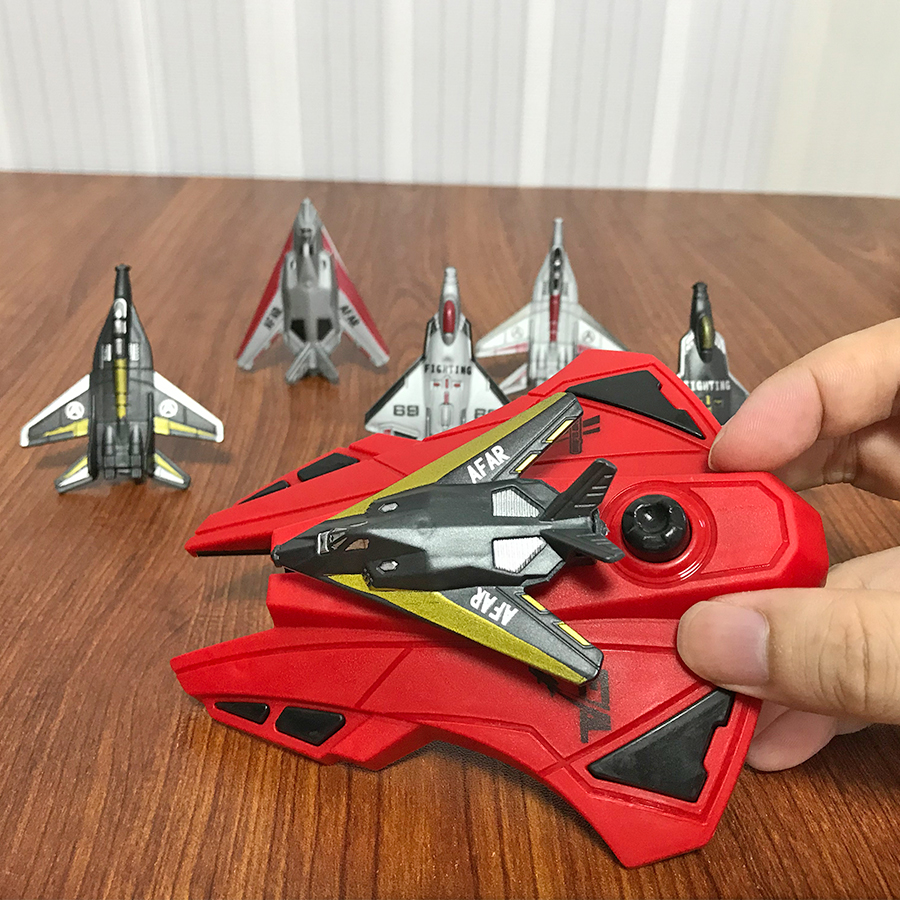 6pcs Fighter Plane Red Launche - Outdoor Sport Games For Kids ulasan dan harga
