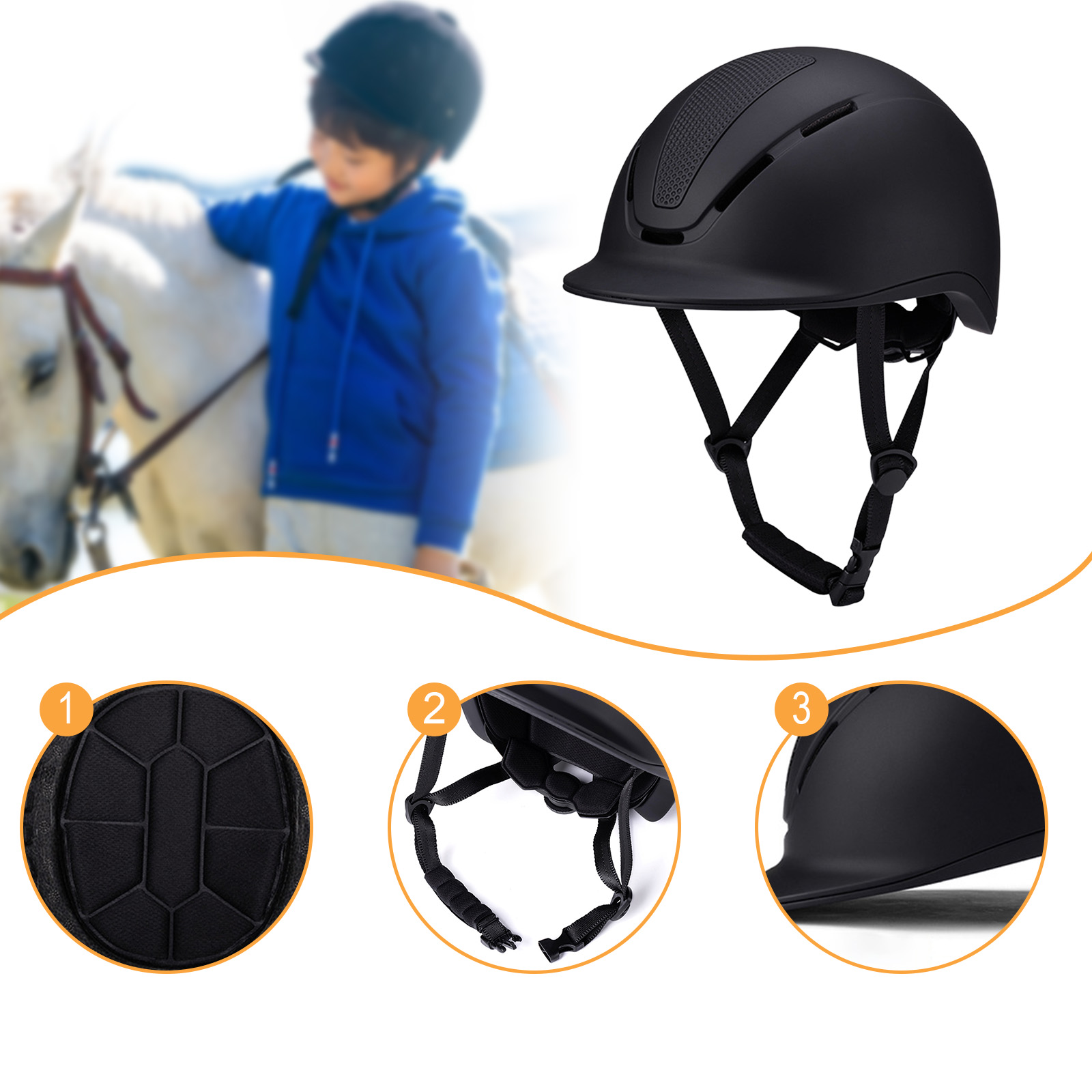 Adjustable Equestrian Helmet w - Equestrian Helmet ulasan dan harga