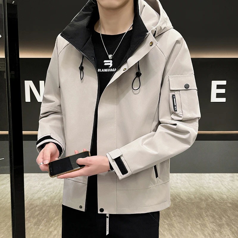 New Men's Fashion Casual Jacke - Outdoor Sport Clothing Brands ulasan dan harga