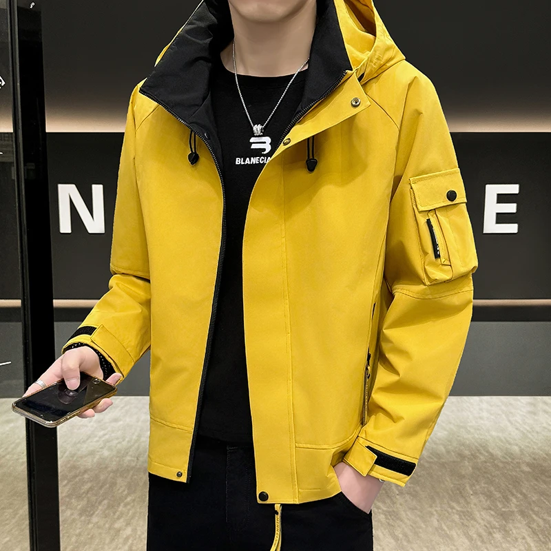 New Men's Fashion Casual Jacke - Outdoor Sport Clothing Brands ulasan dan harga