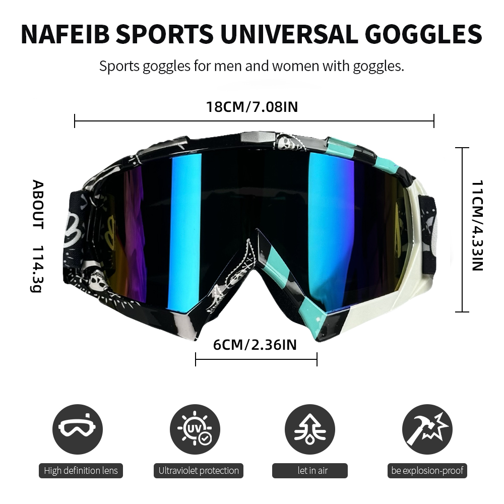 Motocross Goggles Glasses Ridi - Equestrian Helmet ulasan dan harga