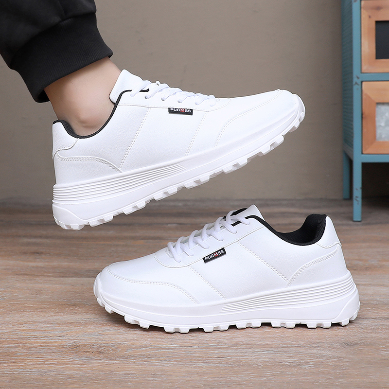 New Autumn Leather Men Casual  - Outdoor Sport Flooring ulasan dan harga