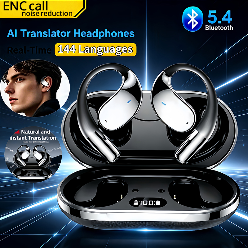 2026 New AI Translation Earbud - Outdoor Sport Games ulasan dan harga