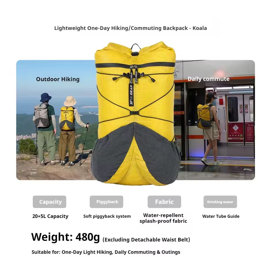 3F UL GEAR 20+5L Ultralight Ba - Outdoor Sport Climbing Gear ulasan dan harga
